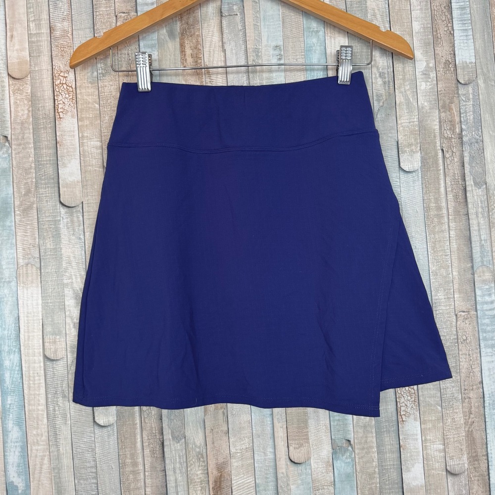 IBKUL Blue Active UPF 50 Icefil Golf Tennis Pickleball Skort XS Faux Wrap Skirt‎